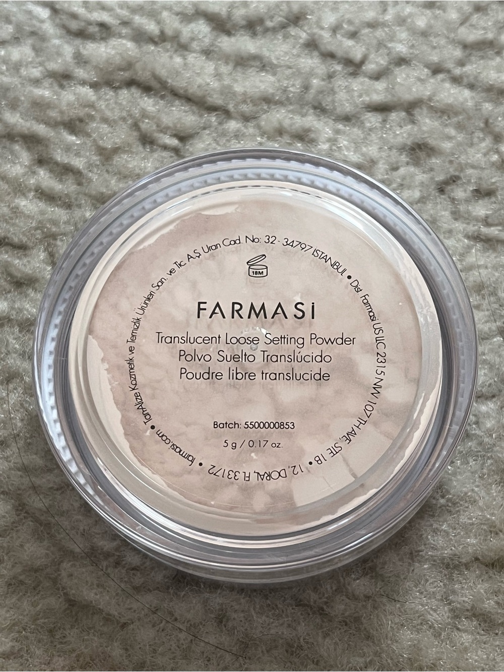 Farmasi Translucent Loose Setting Powder
